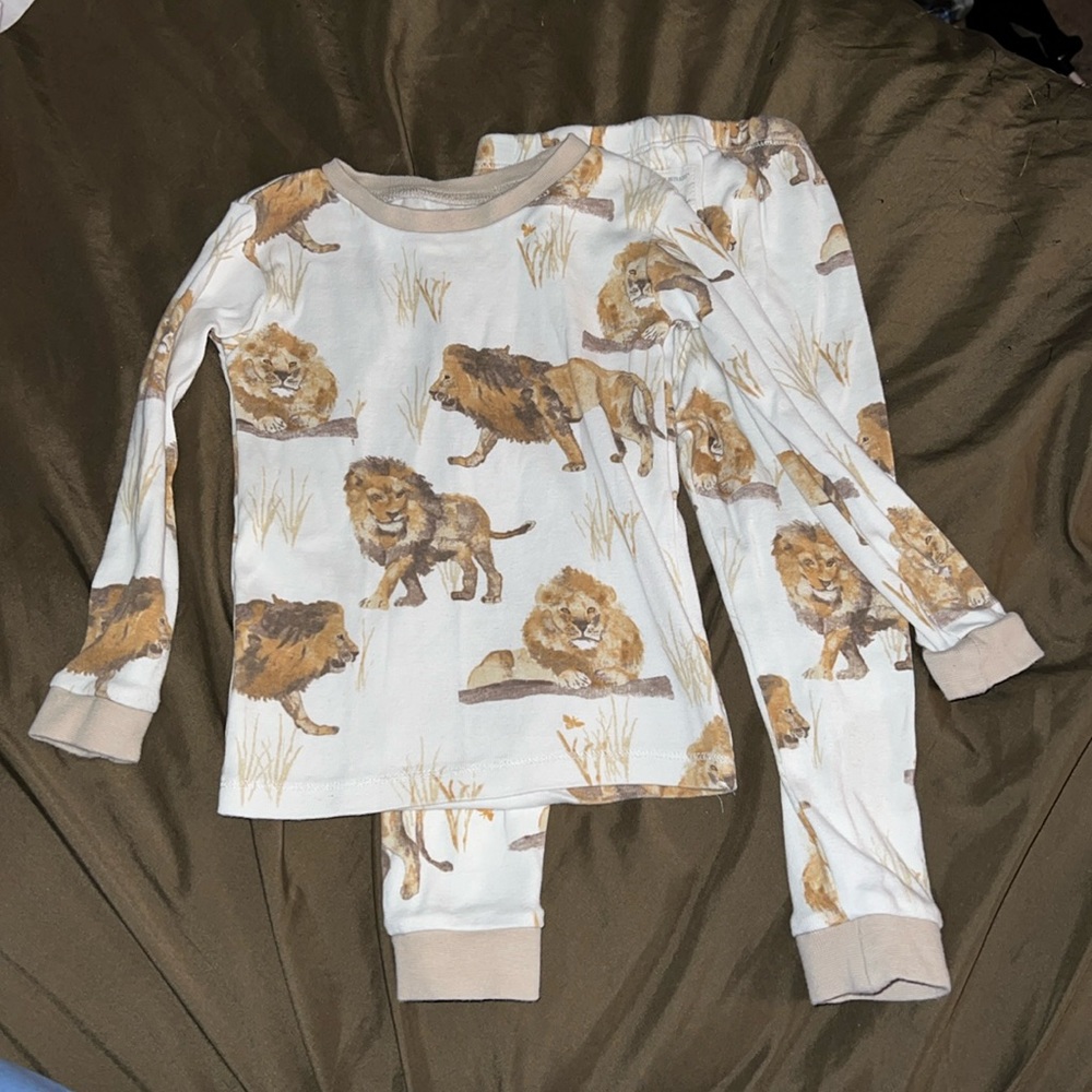Burt’s bees lion pajamas